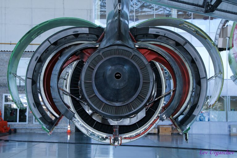 turbina, sistema del avión